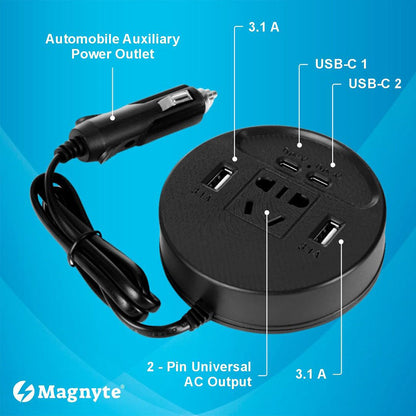 Olesson Convertisseur de courant pour voiture 150W – جهاز شحن في السيارة
