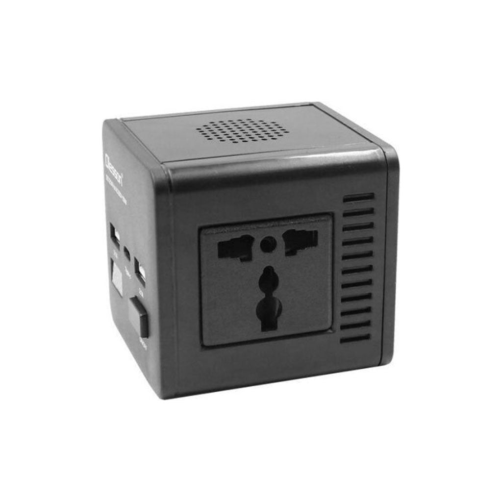 Convertisseur de tension en voiture avec surveillance de puissance 150 watts, 12 volts, 2 USB, 1 USB type C et 2 prises