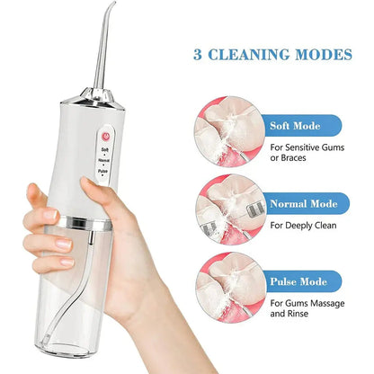 Hydropulseur dentaire électrique sans fil Rechargeable par USB – جهاز تنظيف الأسنان