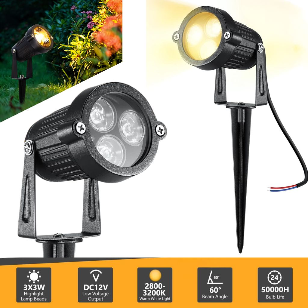 Projecteurs LED Extérieurs Étanches 12V – كشافات خارجية مقاومة للماء تنزوت