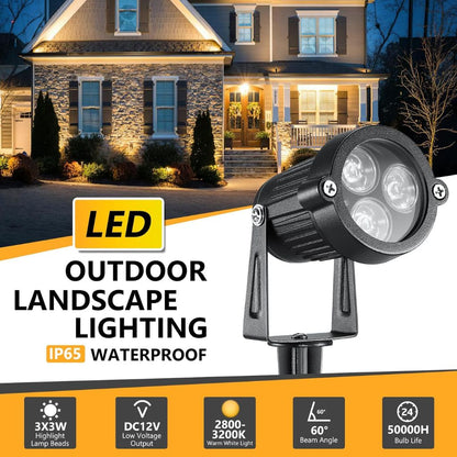 Projecteurs LED Extérieurs Étanches 12V – كشافات خارجية مقاومة للماء