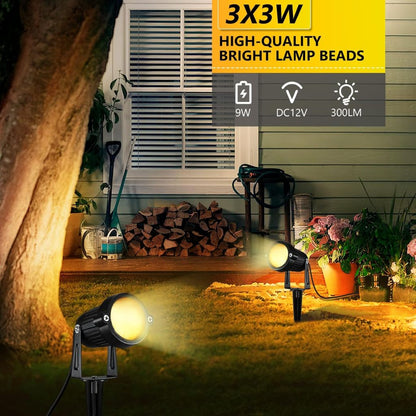 Projecteurs LED Extérieurs Étanches 12V – كشافات خارجية مقاومة للماء