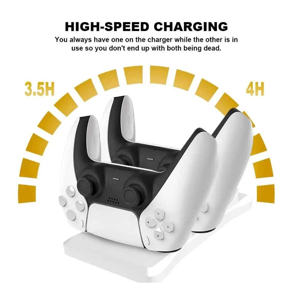 Station de charge sans fil Type C Double Chargeur pour Manette PS5 – شاحن يد التحكم