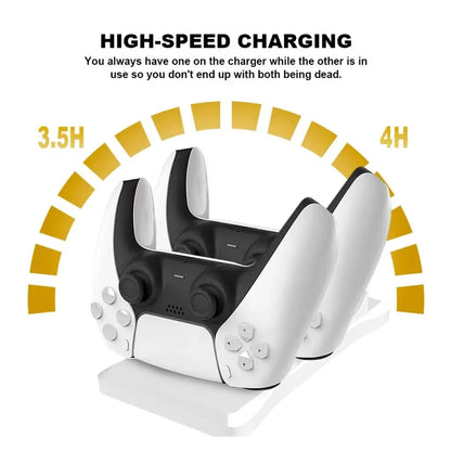 Station de charge sans fil Type C Double Chargeur pour Manette PS5 – شاحن يد التحكم