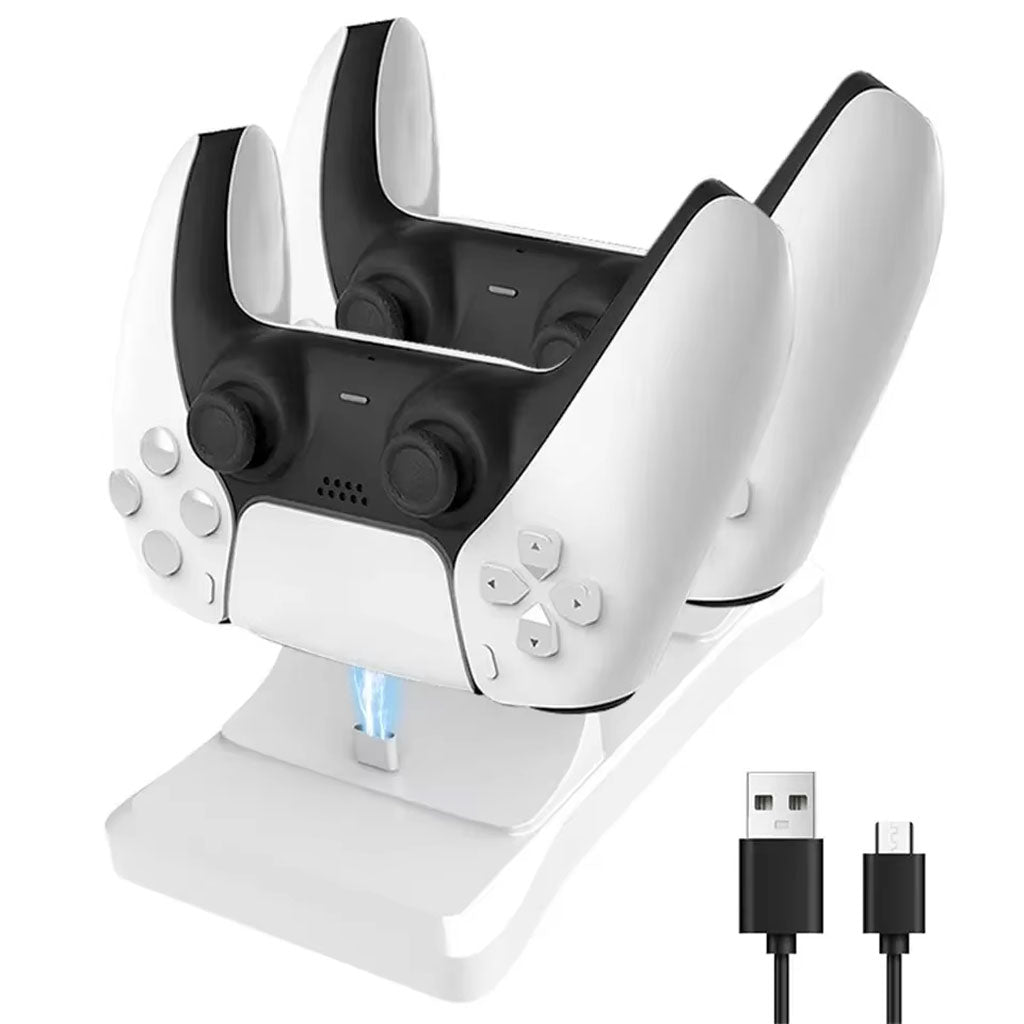 Station de charge sans fil Type C Double Chargeur pour Manette PS5 – شاحن يد التحكم