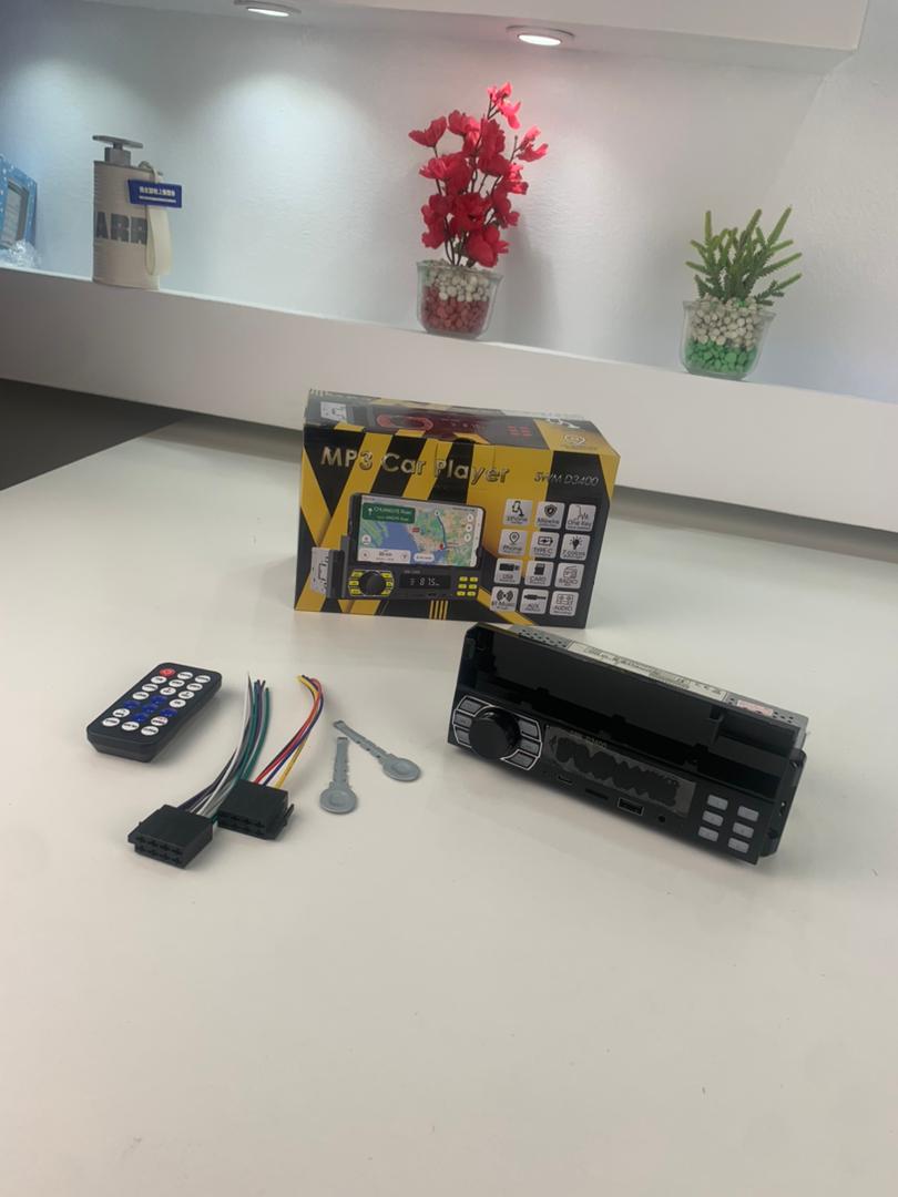 Autoradio Bluetooth Simple DIN avec Support Téléphone – راديو سيارة بلوتوث بسيط مع حامل هاتف