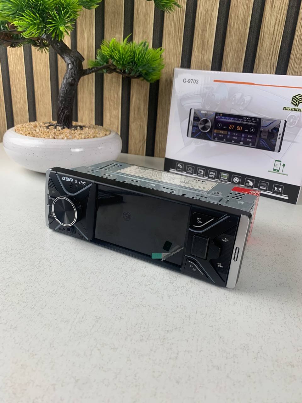 Poste Radio Multimedia Bluetooth USB/MicroSD/Aux G-9703 – جهاز راديو مع منفذ تشغيل الكاميرا