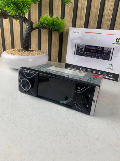 Poste Radio Multimedia Bluetooth USB/MicroSD/Aux G-9703 – جهاز راديو مع منفذ تشغيل الكاميرا
