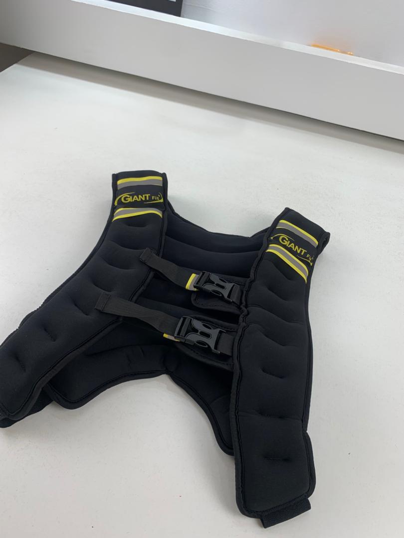 Gilet lesté d’entrainement 5KG réglable avec bretelles élargies – صدرية تدريبات للمحترفين