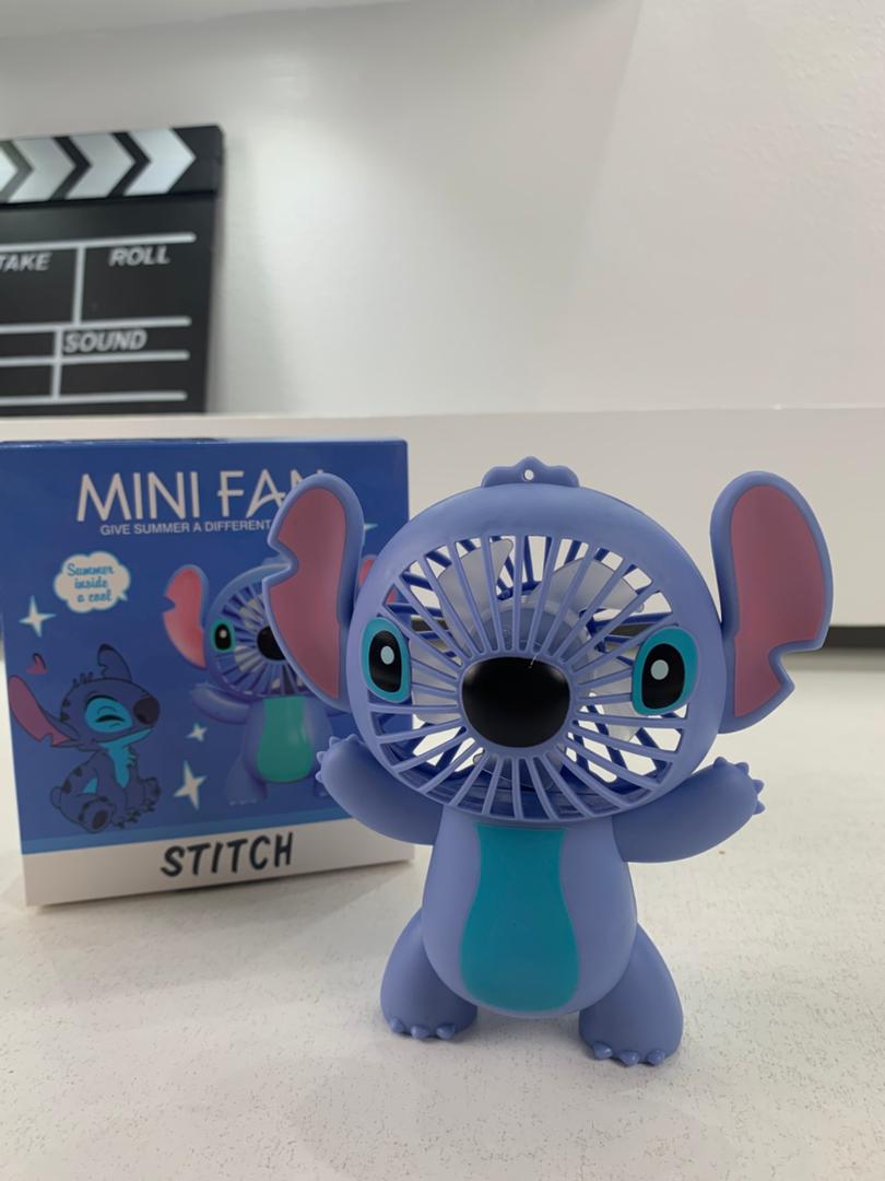 Mini Ventilateur USB Stitch – Design Mignon et Fonctionnel – مروحة محمولة