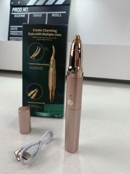 Recourbe-cils chauffant et tondeuse à sourcils 2 en 1 – جهاز تقويم الرموش