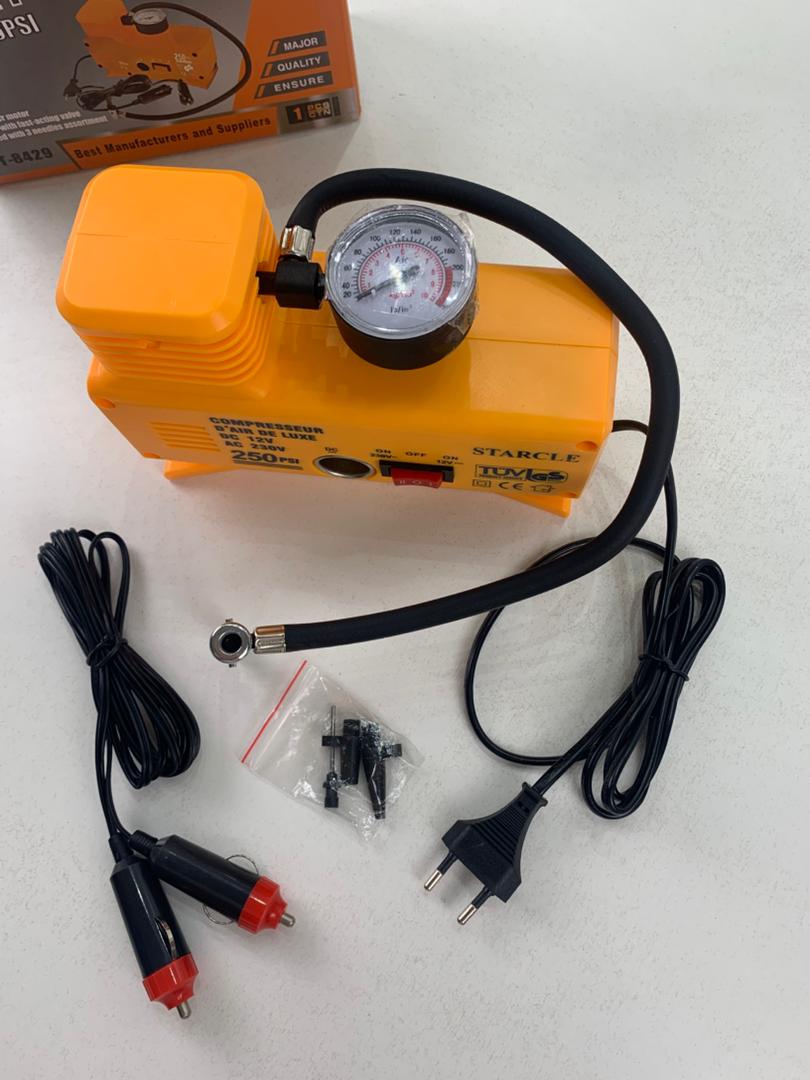 Compresseur d’Air Portable 250 PSI Double alimentation – جهاز ضغط الهواء