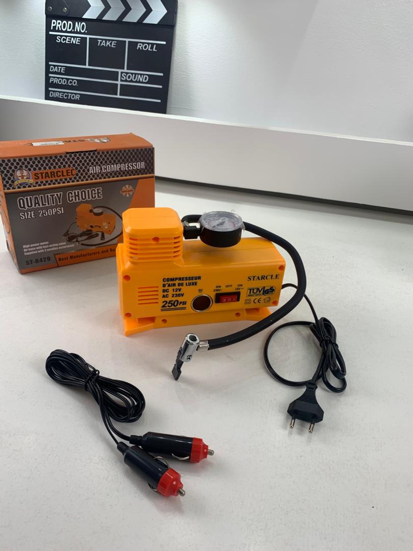Compresseur d’Air Portable 250 PSI Double alimentation – جهاز ضغط الهواء