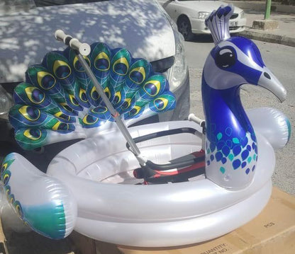 Bouée de piscine Design Paon 3D pour Enfants – حوض سباحة على شكل طائر