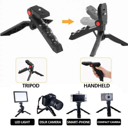 Kit d’enregistrement vidéo pour smartphone et appareil photo avec microphone à LED intégré – طقم تصورير إحترافي مع ميكروفون وإضاءة مدمجة