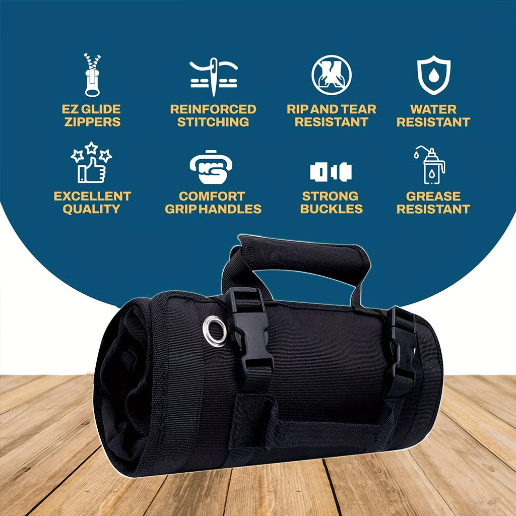 Sac à outils avec 5 poches de Grand Capacité pour Bricolage - حقيبة الأدوات المهنية