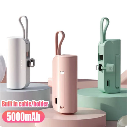 PowerBank 5000mAh et Support Telephone 2en1 – باور بانك