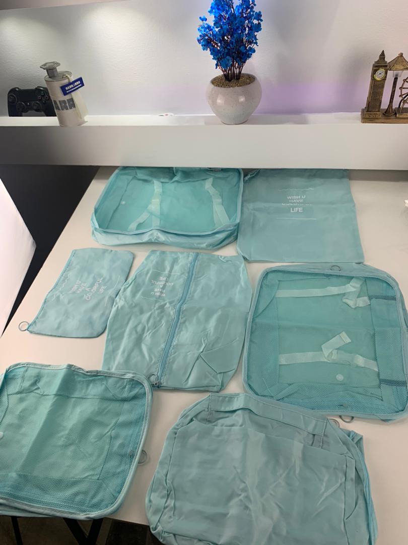 Lot de 7 organisateurs de valises - مجموعة حقائب السفر
