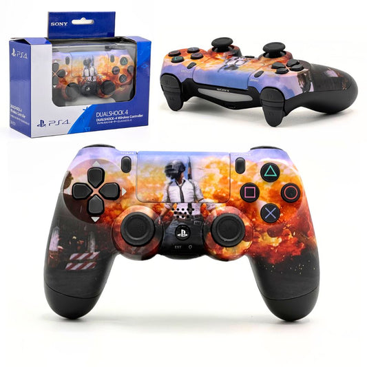 SONY DualShock Manette PS4 Sans Fil, Batterie Rechargeable (High Copy) – Edition PUBG تنزوت