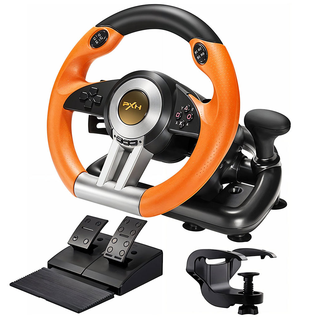 PXN V3 Pro Volant de Course à 180° avec Pédales et Retour de Vibration تنزوت