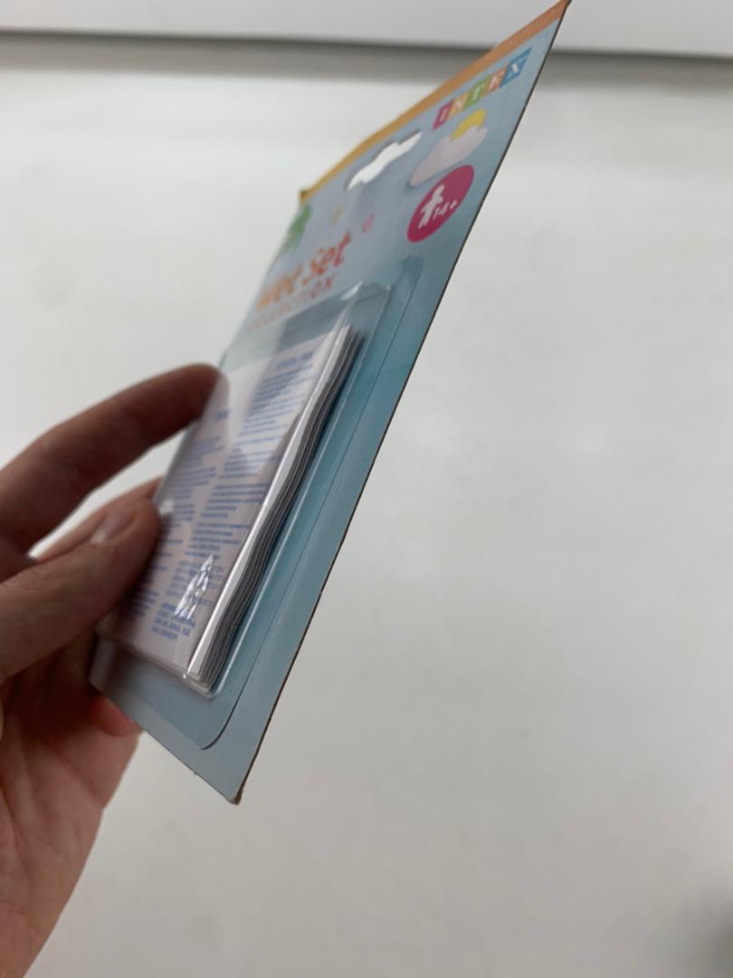 Intex Kit de Réparation de Vinyle Plastique Humide 6Pcs – طقم لإصلاح المنتجات القابلة للنفخ