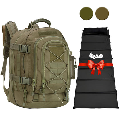 Sac à Dos de randonnée Rucksack Large Capacity 60L JRD5 + Matelas pliable Cadeau تنزوت