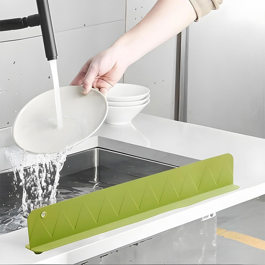 Pack Tapis de drainage avec pare-éclaboussures en silicone pour évier de cuisine
