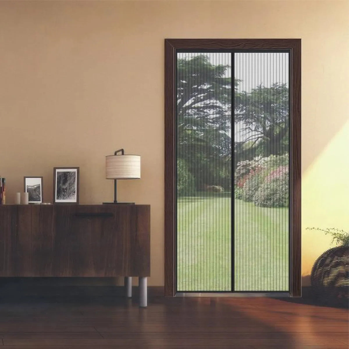 Pack  Moustiquaires Pour Fenêtre et 1 Moustiquaire pour porte avec fermeture magnétique