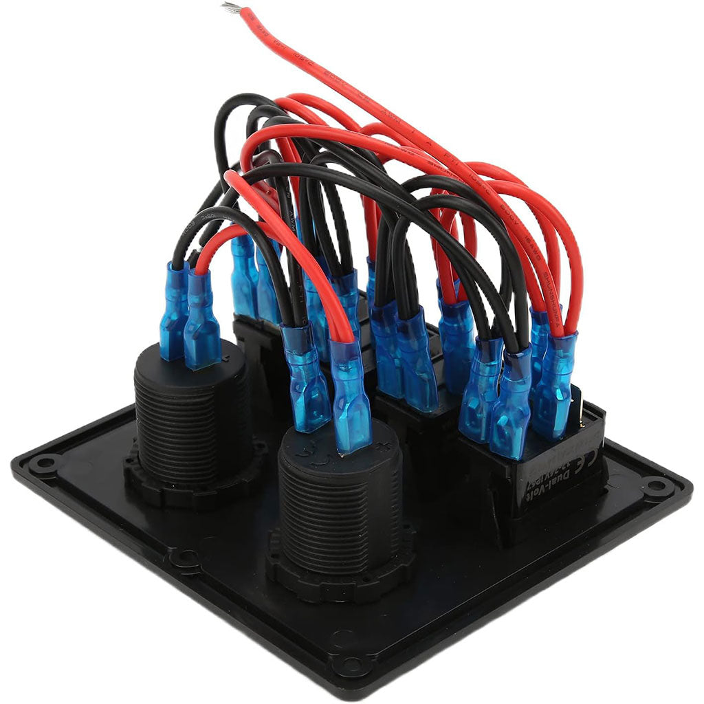 Panneau de commande 12-24V à 4 Interrupteur – لوحة تحكم