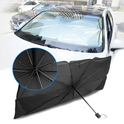 Pare-soleil pliable pour voiture protection solaire bloc UV - تنزوت