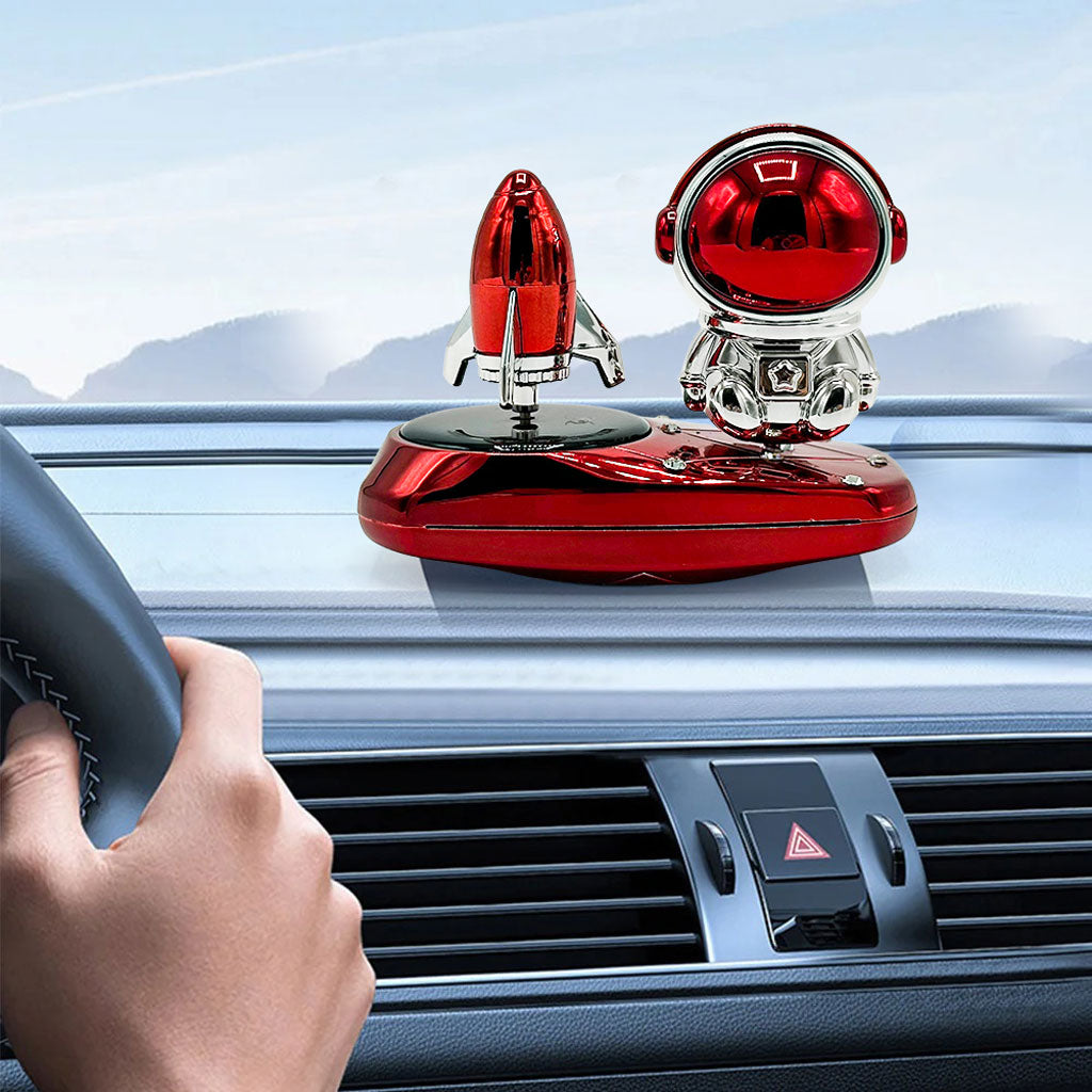 Parfum Voiture Solaire Décor Astronaute – موزع العطر في السيارة