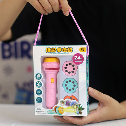 Pack Magic Book réutilisable avec des dessins animés + Projecteur enfants compacte 24 motifs