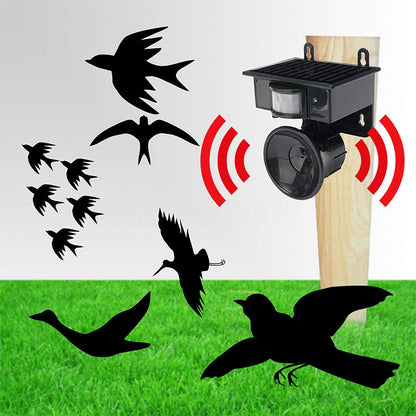 Répulsif solaire sonique pour animaux et oiseaux avec détecteur de mouvement – جهاز طارد للحيونات والطيور