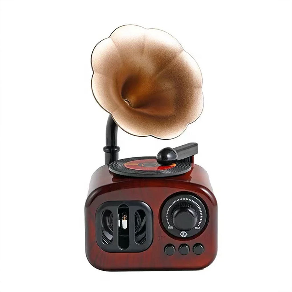 Boîte à musique rétro en bois, phonographe pour maison, Table classique
