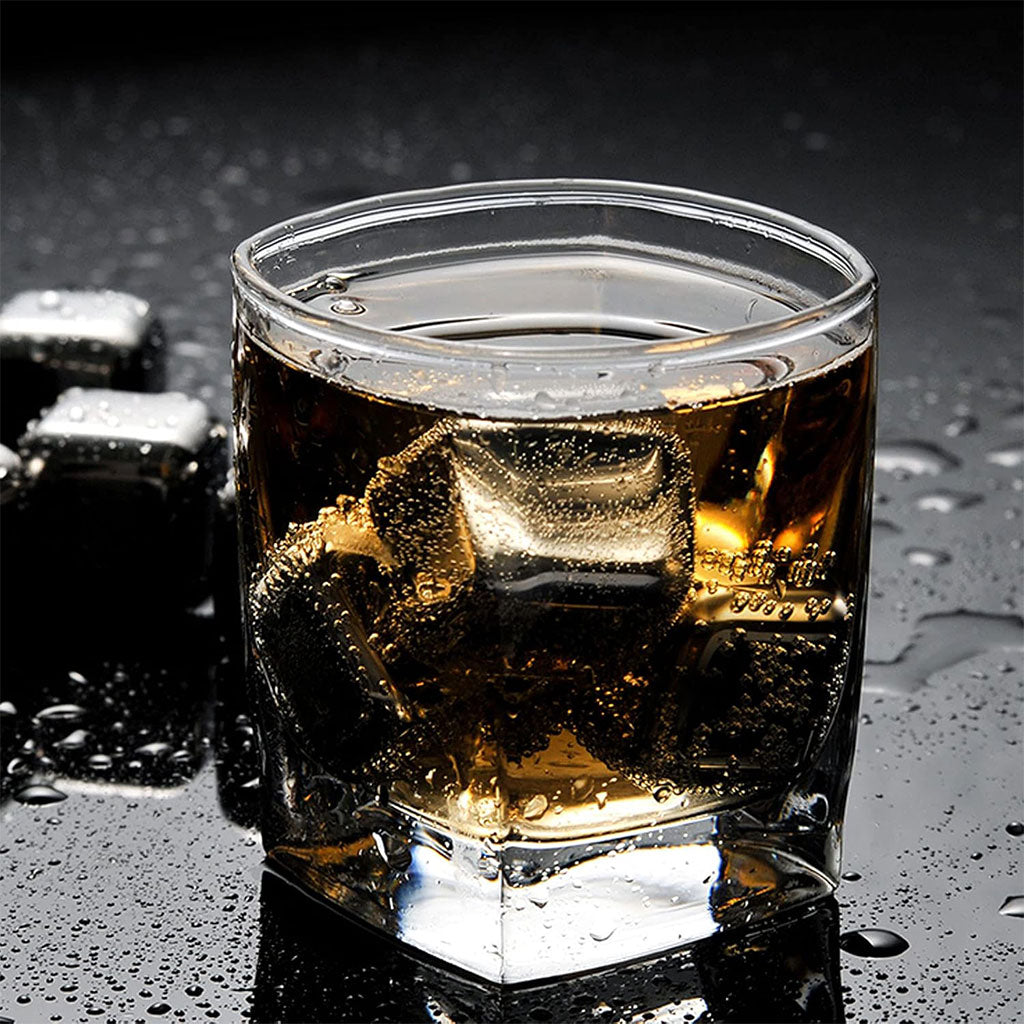 Pierres de glaçons réutilisables en acier inoxydable pour votre boisson – مكعبات الثلج للتبريد لمدة طويلة