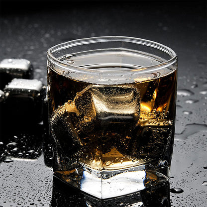 Pierres de glaçons réutilisables en acier inoxydable pour votre boisson – مكعبات الثلج للتبريد لمدة طويلة