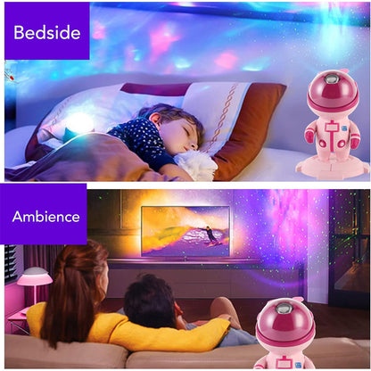 Projecteur Galaxie et Haut Parleur BT RVB pour chambre d’enfants – جهاز عرض نجوم ومكبر صوت