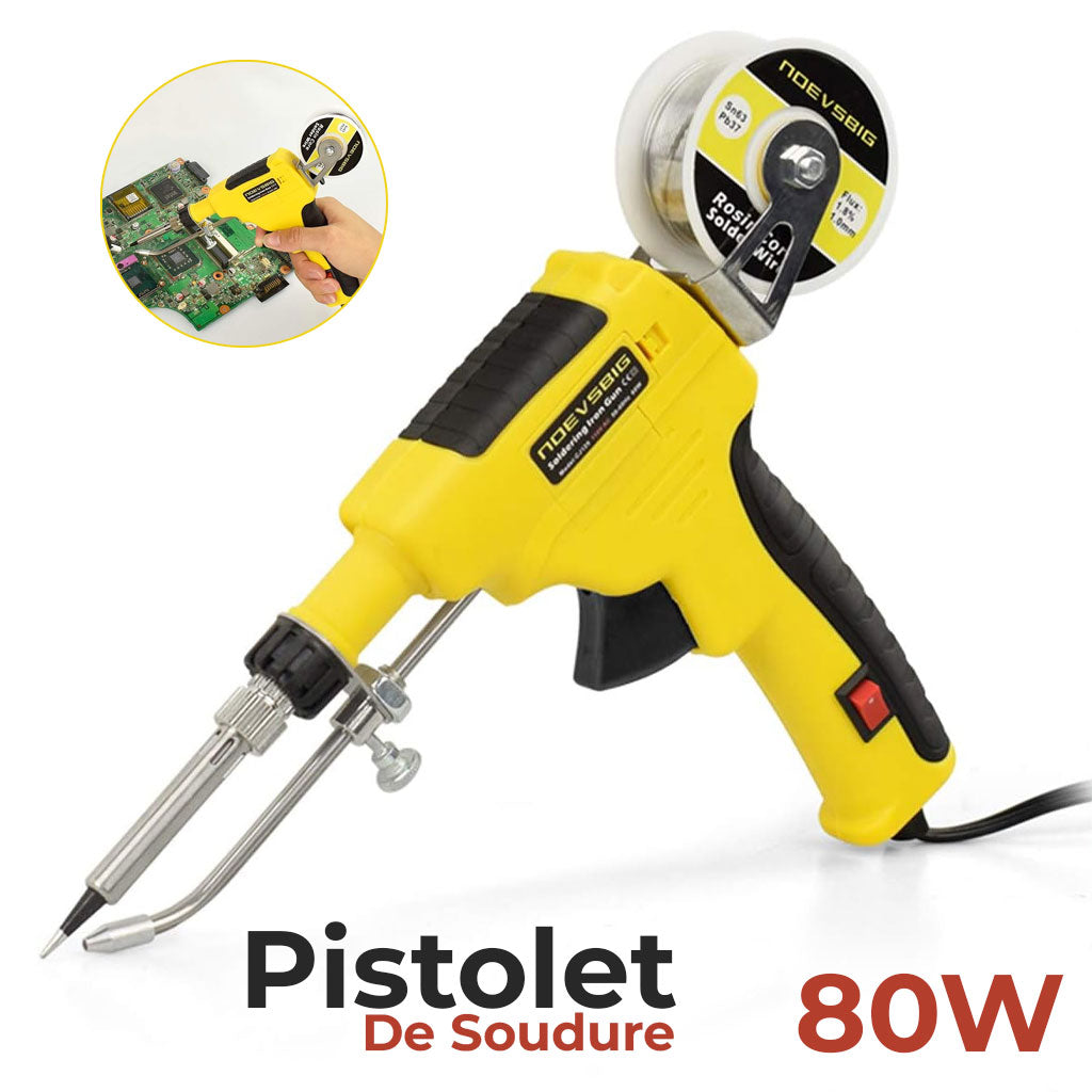 Pistolet à Souder Automatique 80 W avec Chauffage en Céramique – مسدس تلحيم تنزوت