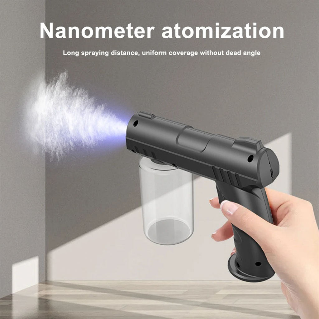 Pistolet pulvérisateur de désinfection sans fil 280 ml rechargeable par USB – جهاز تنظيف وتعقيم