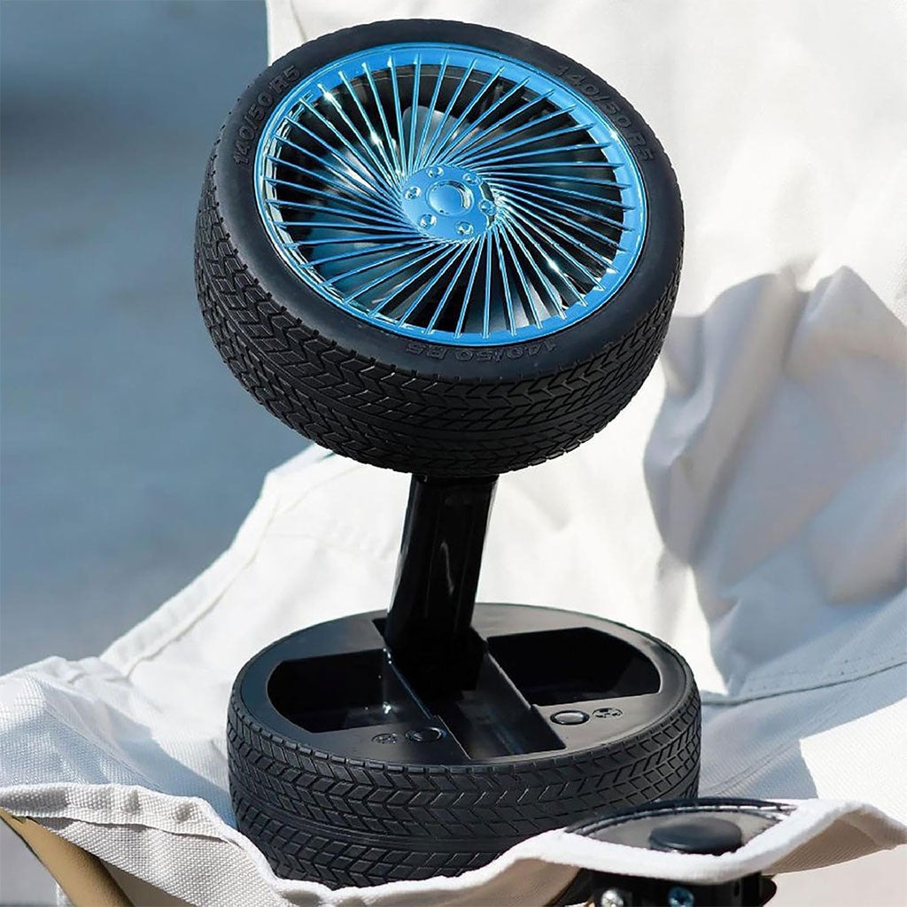 Ventilateur Pliable et Portable Forme Roue Silencieux avec 3 Vitesse – مروحة محمولة