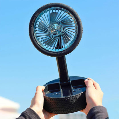 Ventilateur Pliable et Portable Forme Roue Silencieux avec 3 Vitesse – مروحة محمولة