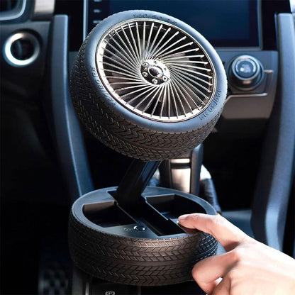 Ventilateur Pliable et Portable Forme Roue Silencieux avec 3 Vitesse – مروحة محمولة