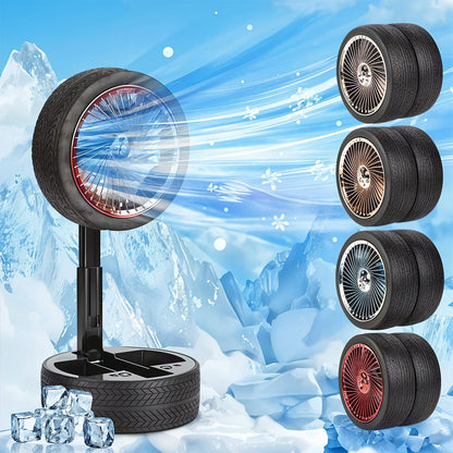 Ventilateur Pliable et Portable Forme Roue Silencieux avec 3 Vitesse – مروحة محمولة