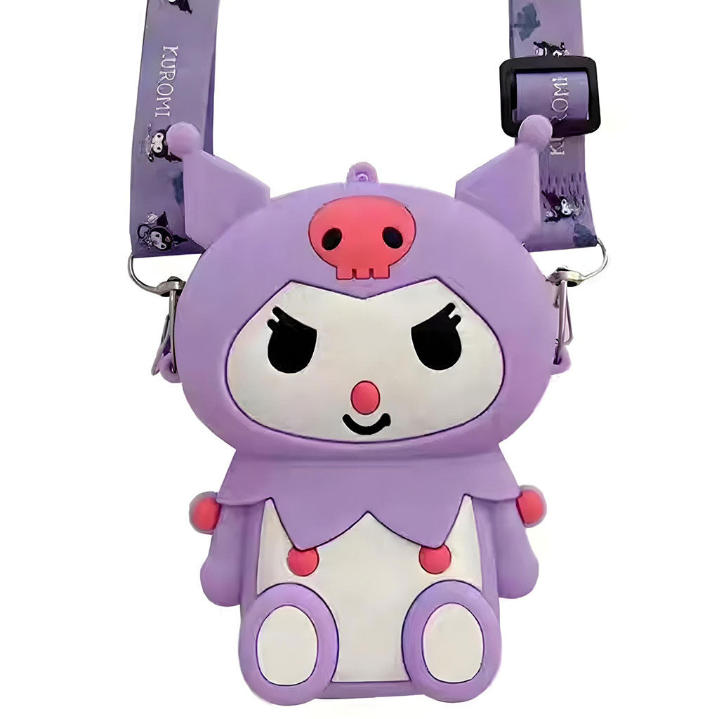 Mini Sac à Bandoulière Kuromi – Accessoire Kawaii pour Enfants et Fans de Manga