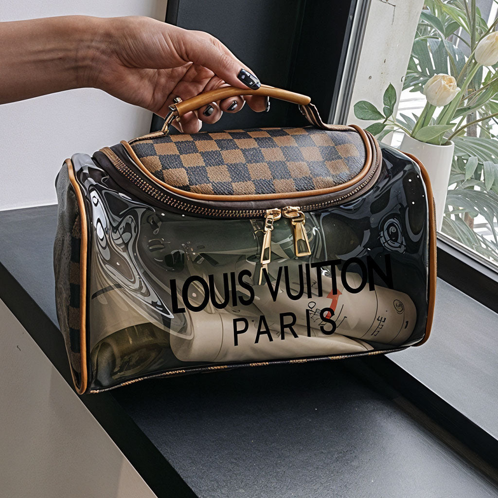 Pochette de Bain pour Produits Cosmétiques LV Unisexe – حقيبة أغراض الحمام