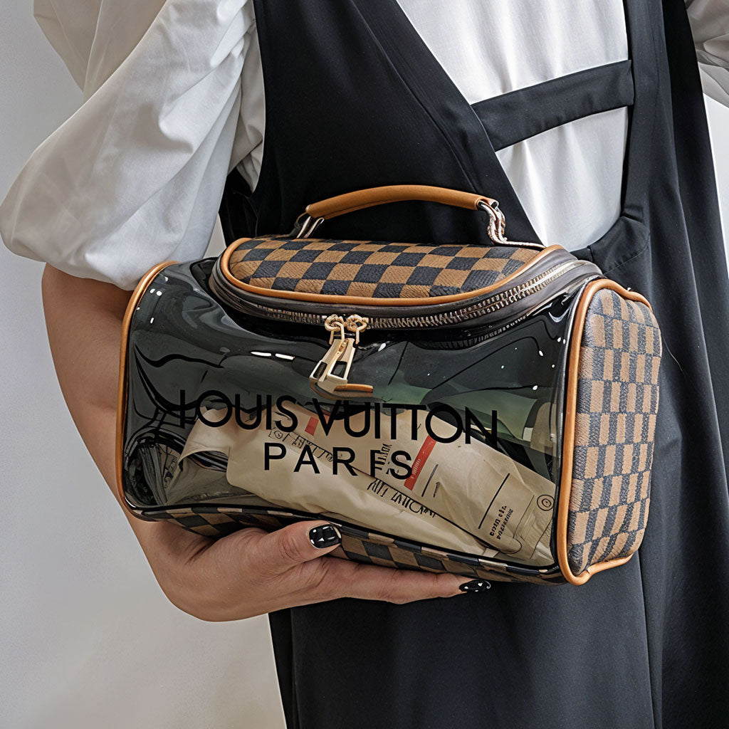 Pochette de Bain pour Produits Cosmétiques LV Unisexe – حقيبة أغراض الحمام