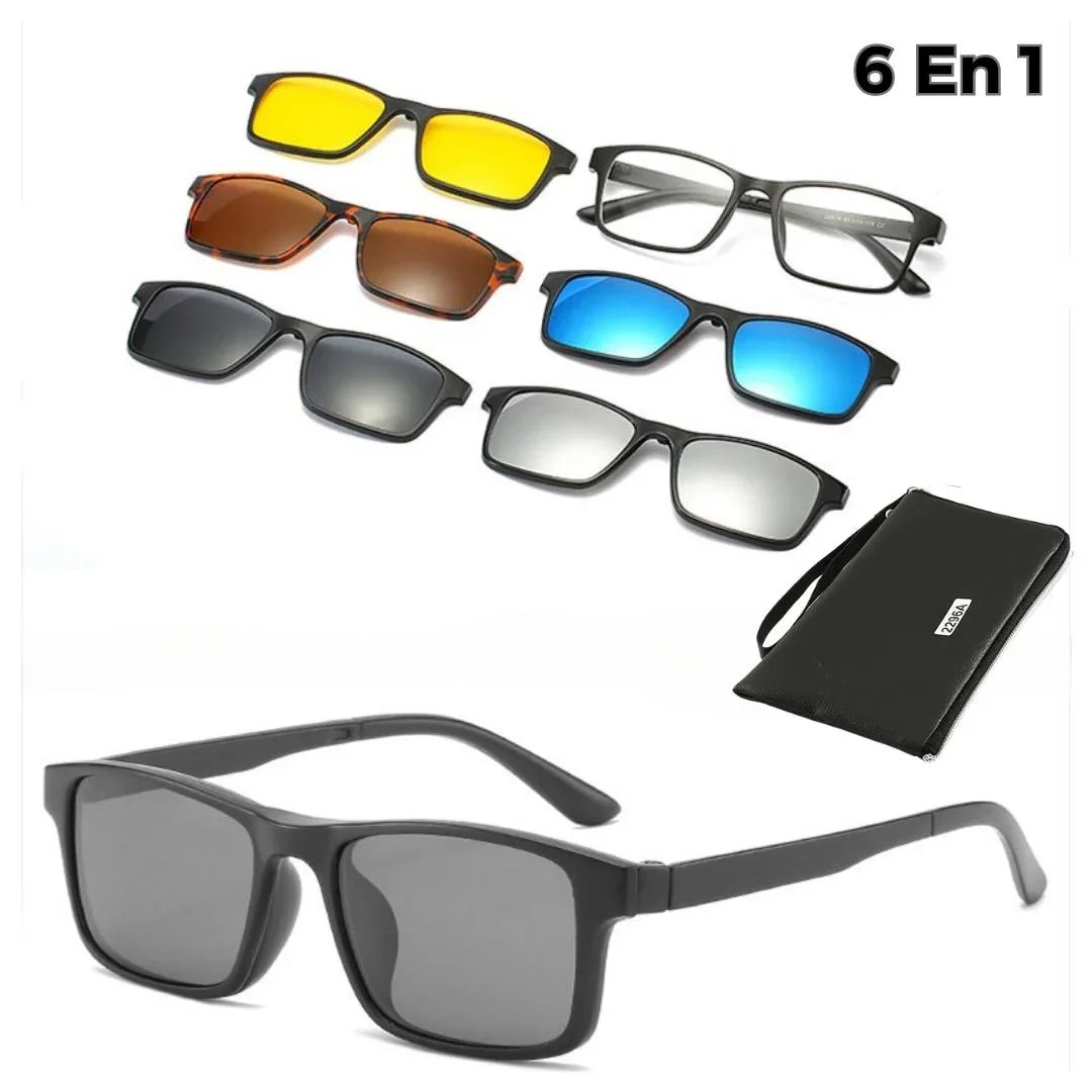 Lunette 6 En 1 2202A Optique / Soleil / Nuit - تنزوت
