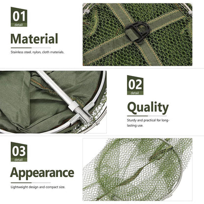 Filet de Pêche Pliable en Maille Facile à Ranger – شبكة صيد الأسماك