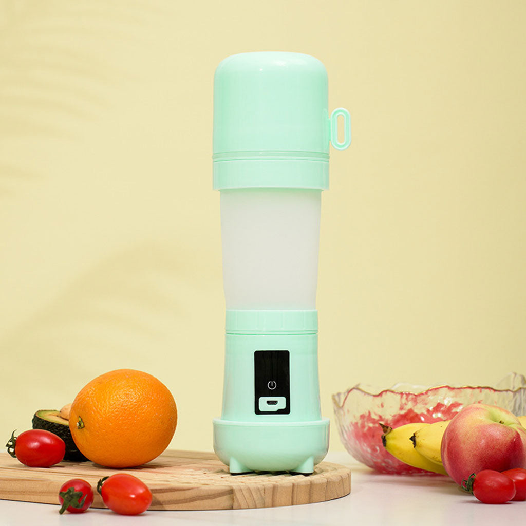 Blander Jus Portable et Pliable en Silicone avec 6 Lames 500ml