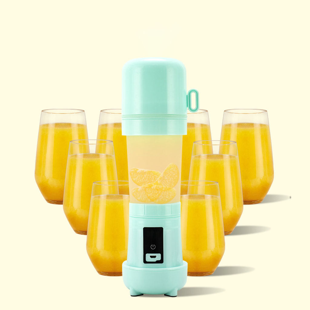 Blander Jus Portable et Pliable en Silicone avec 6 Lames 500ml